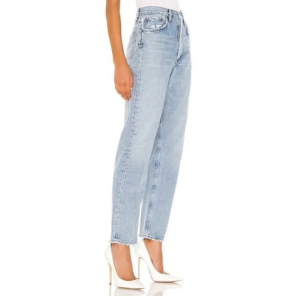 AGOLDE 90's Jeans Loose Light Wash Straight Leg Jean Snapshot 90s Aritzia 24 - Picture 2 of 8